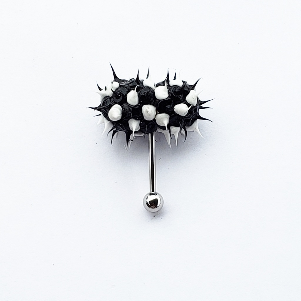 Vibrating Tongue Ring Barbell Piercing Jewelry